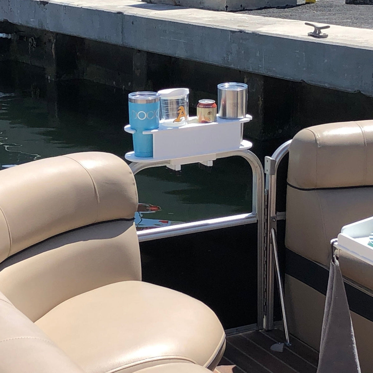 Docktail Bar Pontoon Boat Cup Holder Caddy - Choose Your Color