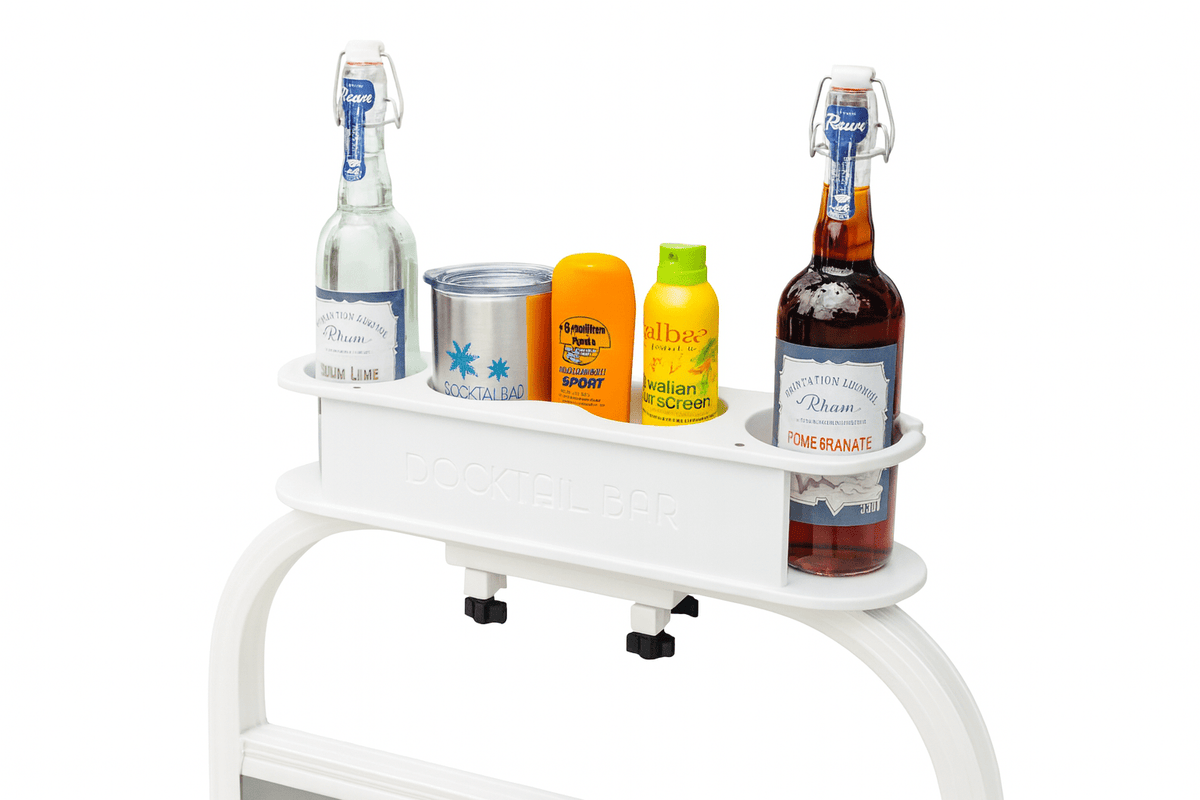 Docktail Bar Pontoon Boat Cup Holder Caddy - Choose Your Color