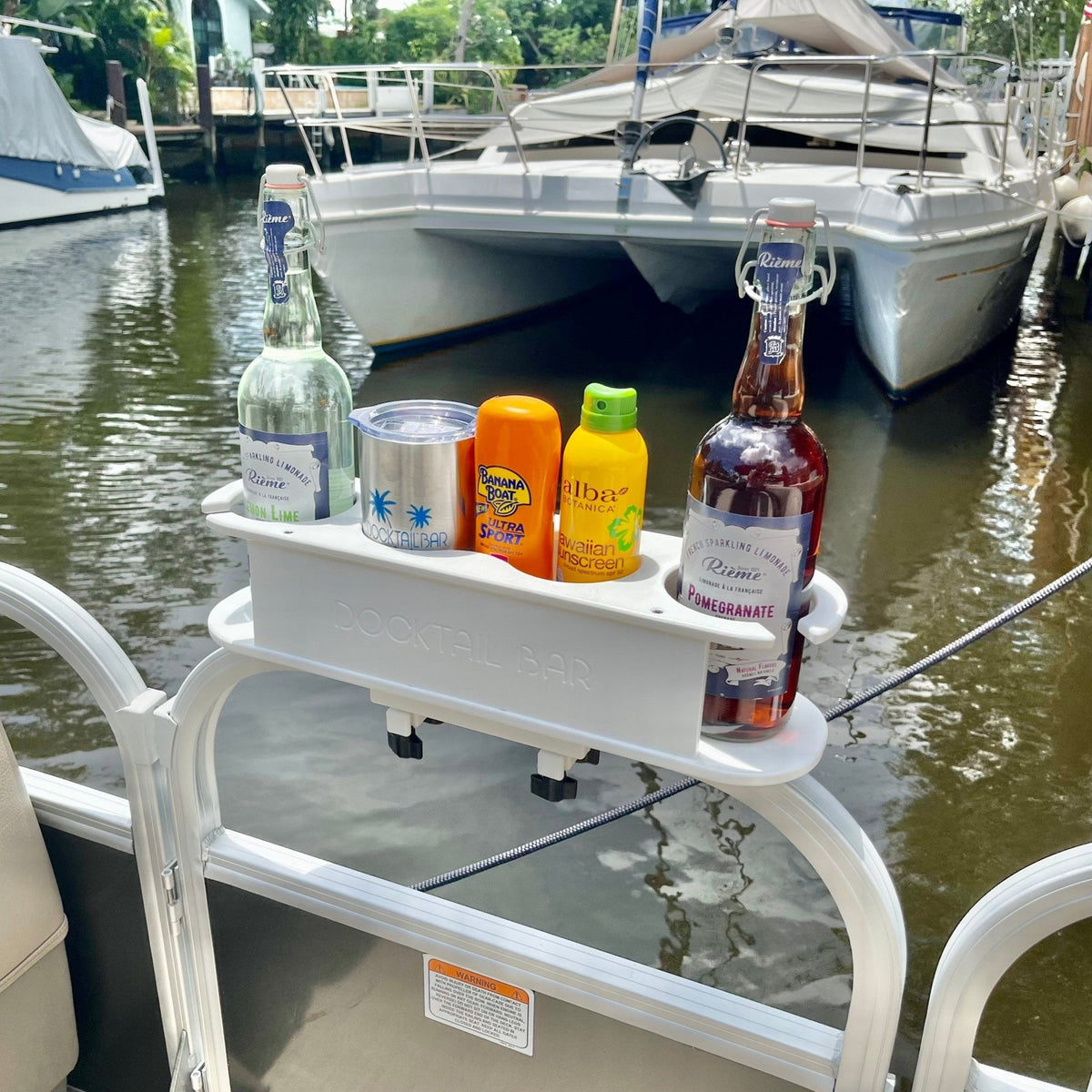 Docktail Bar Pontoon Boat Cup Holder Caddy - Choose Your Color