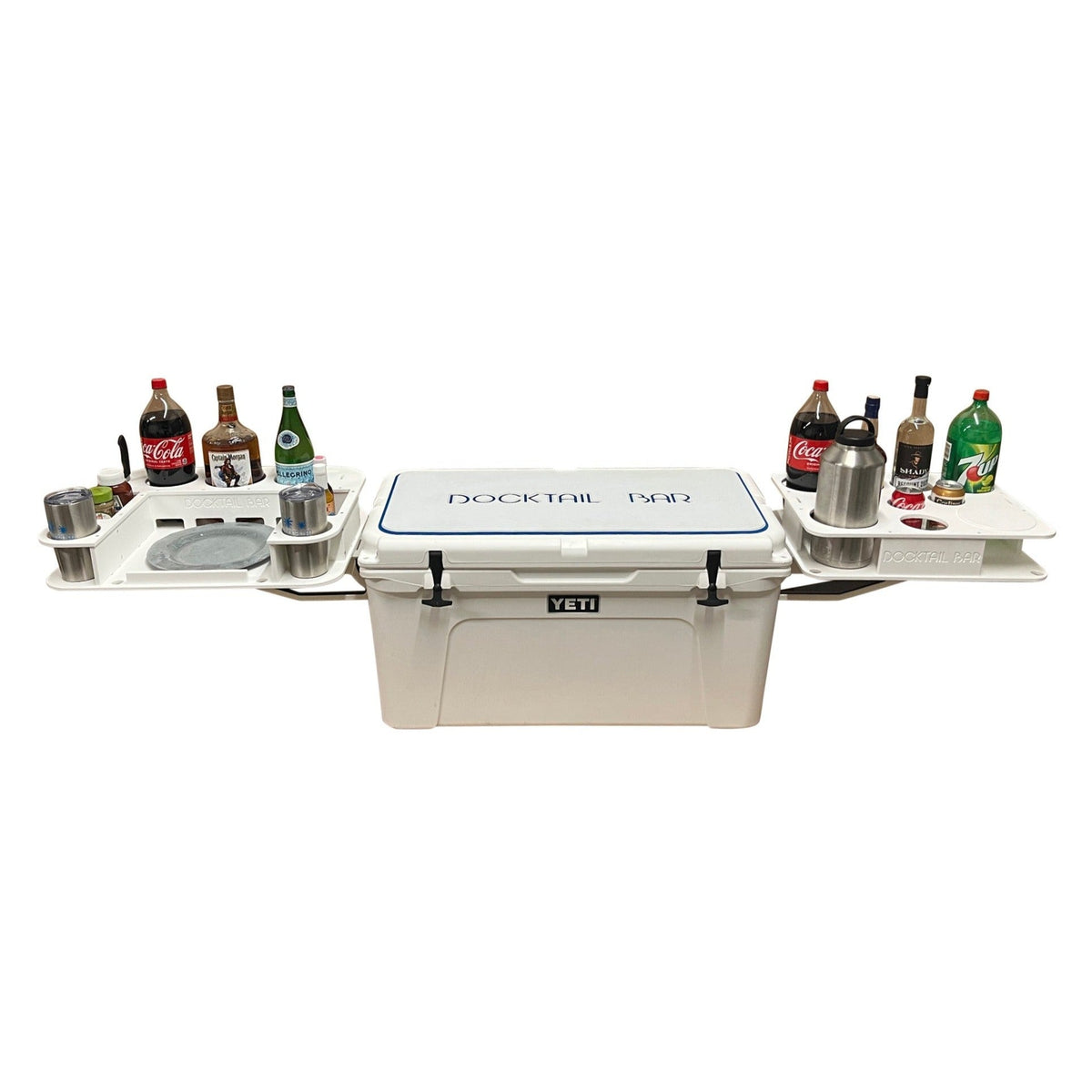 Docktail Bar Yeti Tundra Cooler Cup Holders and Table System