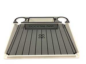 Docktail Utility Boat Table with Pedestal Table Attachment Options