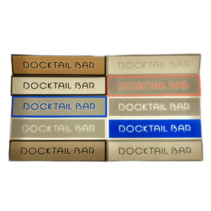 Docktail Utility Boat Table with Pontoon Boat Rail Mount