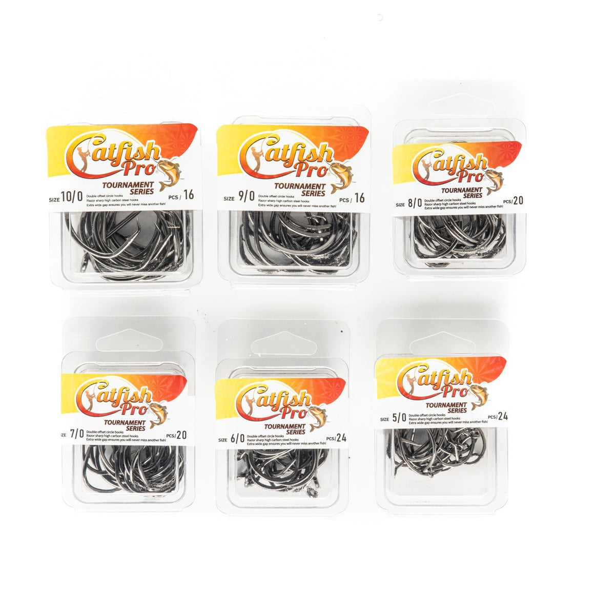 Double Offset Circle Hooks 5/0 - Value Pack