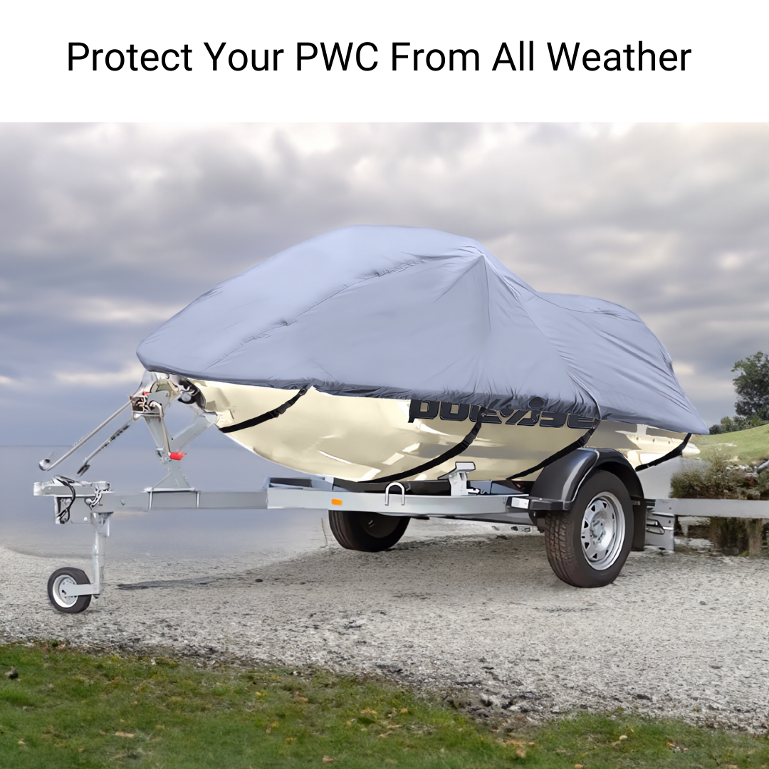 Jet Ski Personal Watercraft Cover fits up to 128"L