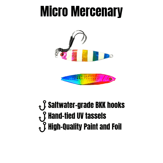 Submission Jigs - Micro Sumo and Mercenary - Slow Pitch Jigs - 4 Packs