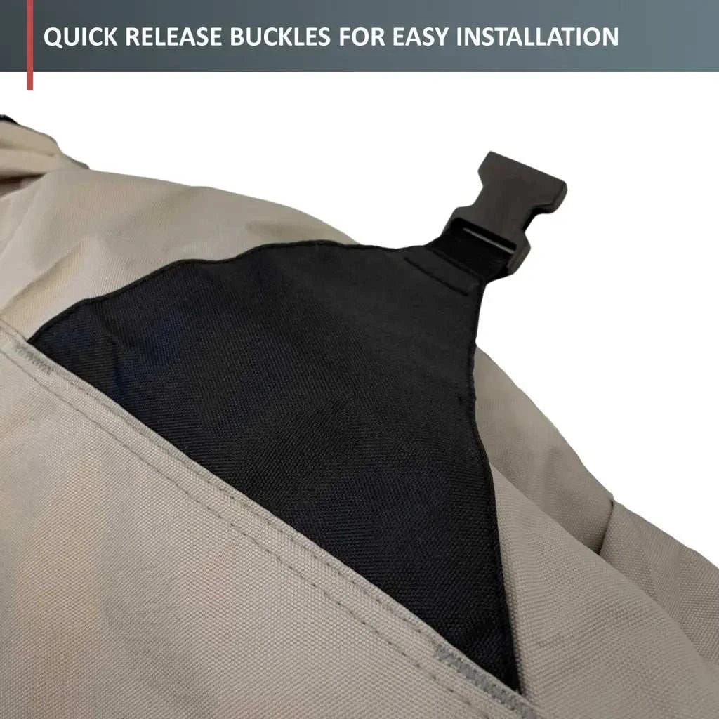 Premium 600 Denier Boat Cover Size D, fits 17ft to 19ft Boats
