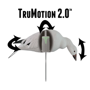 Rugged Series Full Body Snow Goose Touchdown Decoys 12-Pack