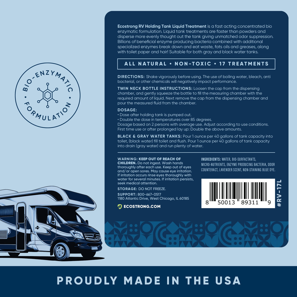 RV Holding Tank Treatment Liquid - Lavender