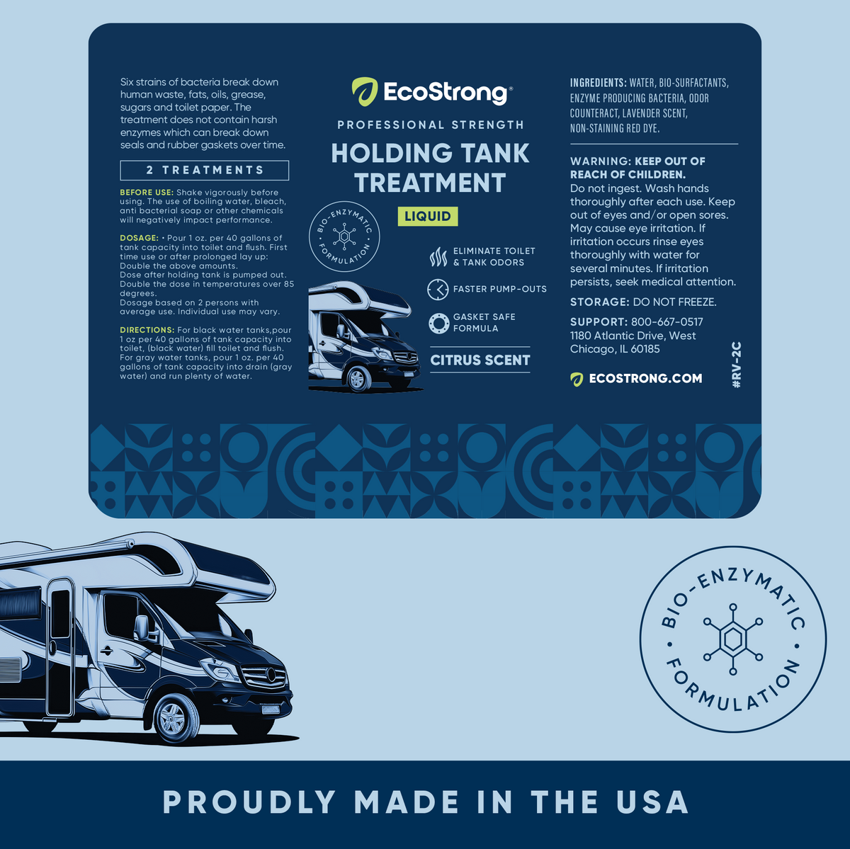 RV Holding Tank Treatment Liquid - Citrus