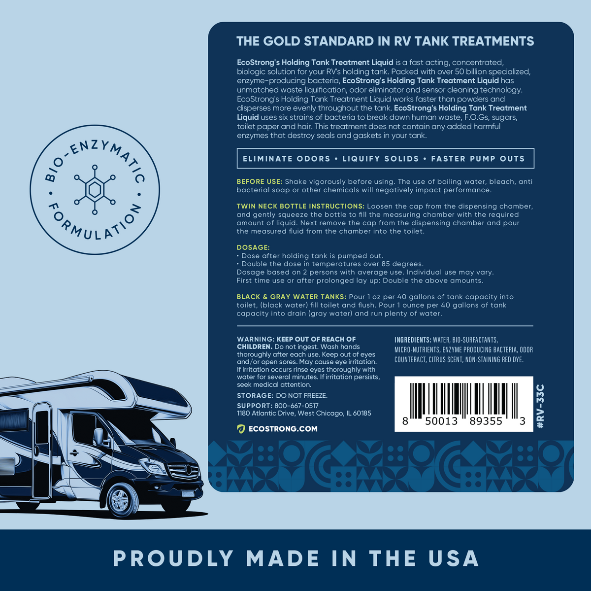RV Holding Tank Treatment Liquid - Citrus