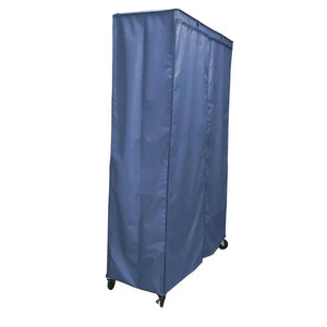 Storage Shelving Unit Cover, fits racks 48"W x 24"D x 72"H in Dusty Blue