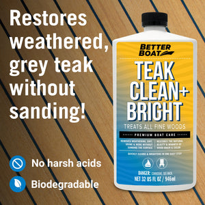 Teak Cleaner and Brightener