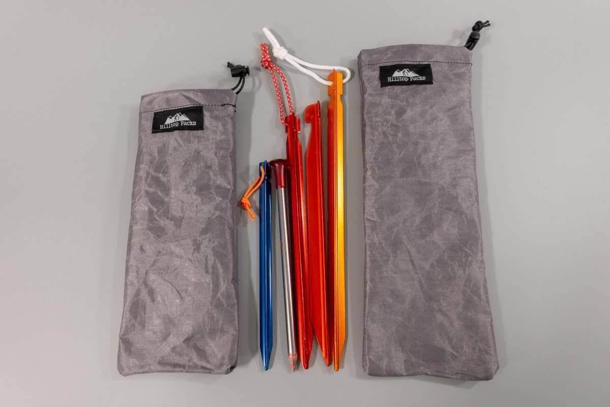 Tent Stake Stuff Sacks - Ultralight &amp; ultra-tough