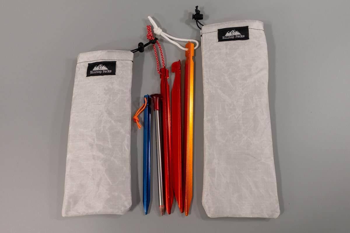 Tent Stake Stuff Sacks - Ultralight &amp; ultra-tough