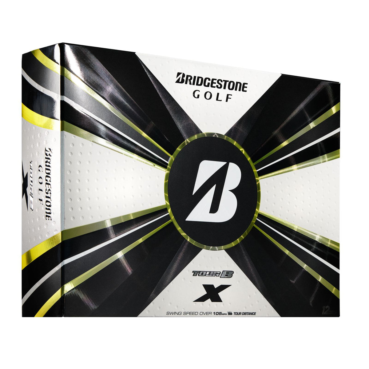 Bridgestone Tour B X 2022 Golf Balls-Dozen White