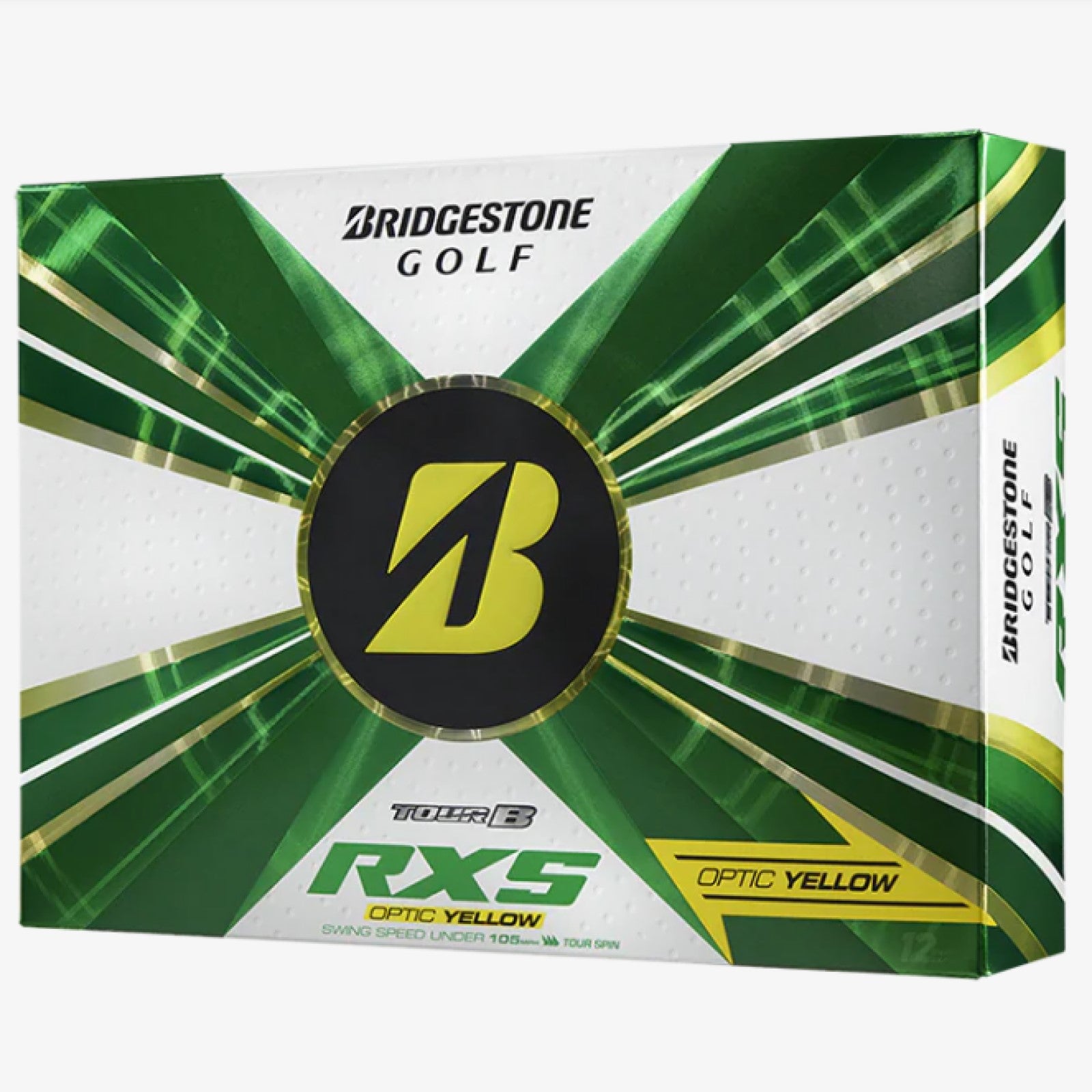 Bridgestone Tour B RXS 2022 Golf Balls-Dozen Yellow