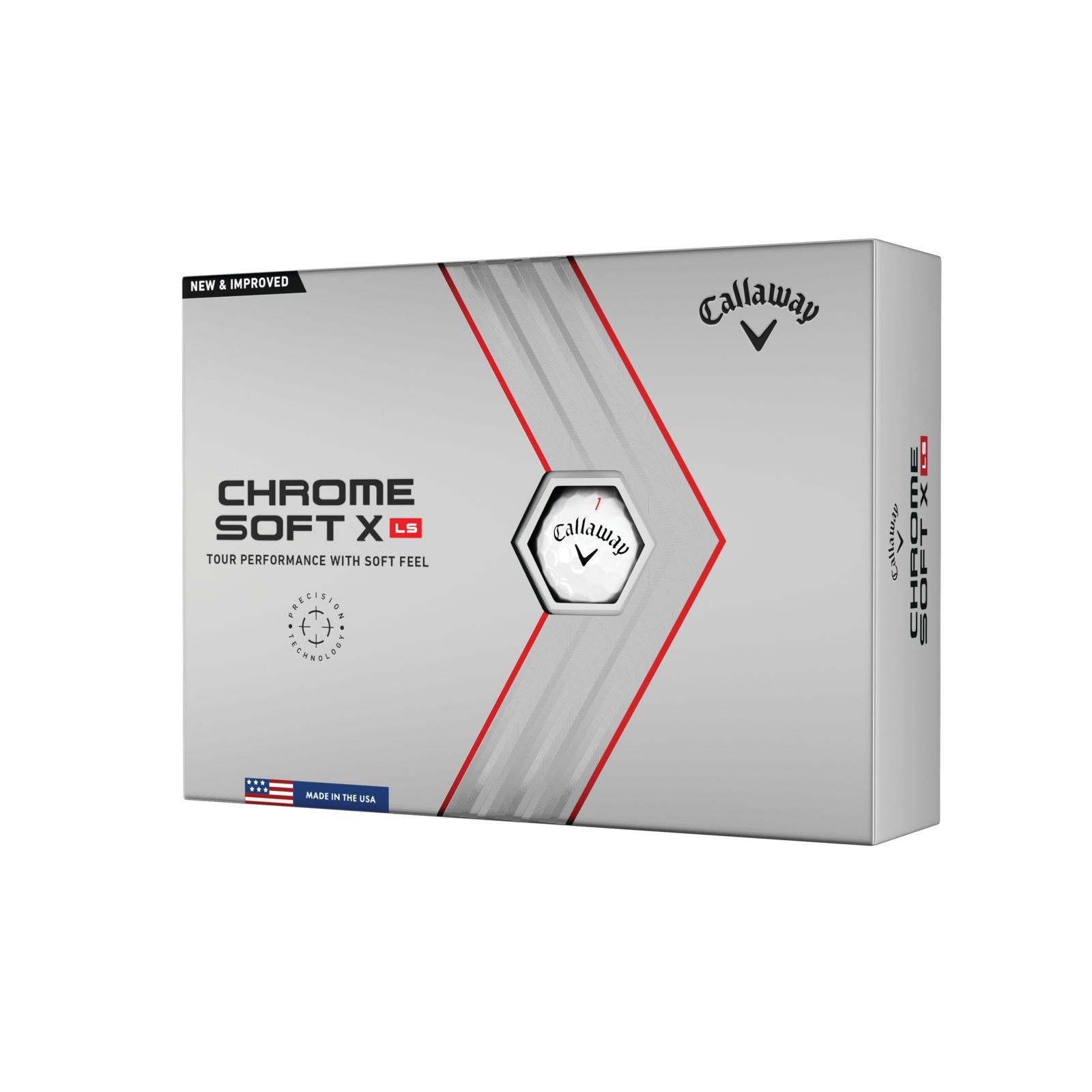 Callaway Chrome Soft X LS Golf Balls 12pk White
