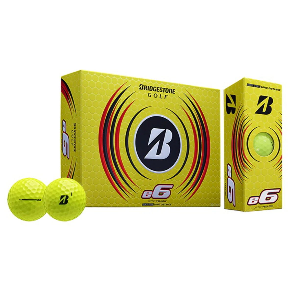 Bridgestone 2023 e6 Yellow Golf Ball-Dozen