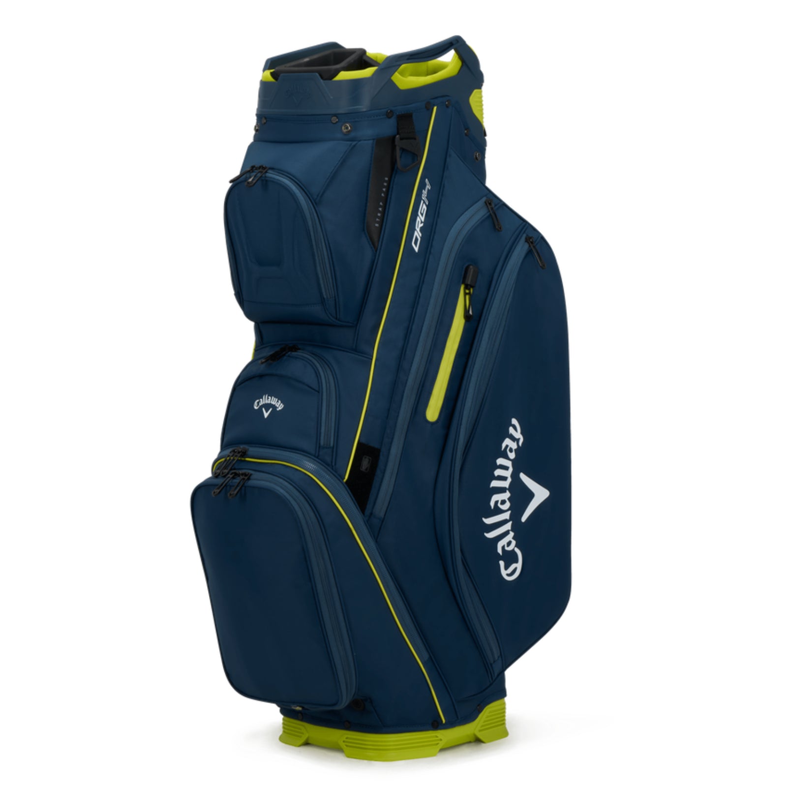 Callaway 2023 ORG 14 Golf Cart Bag-Navy Flo Yellow