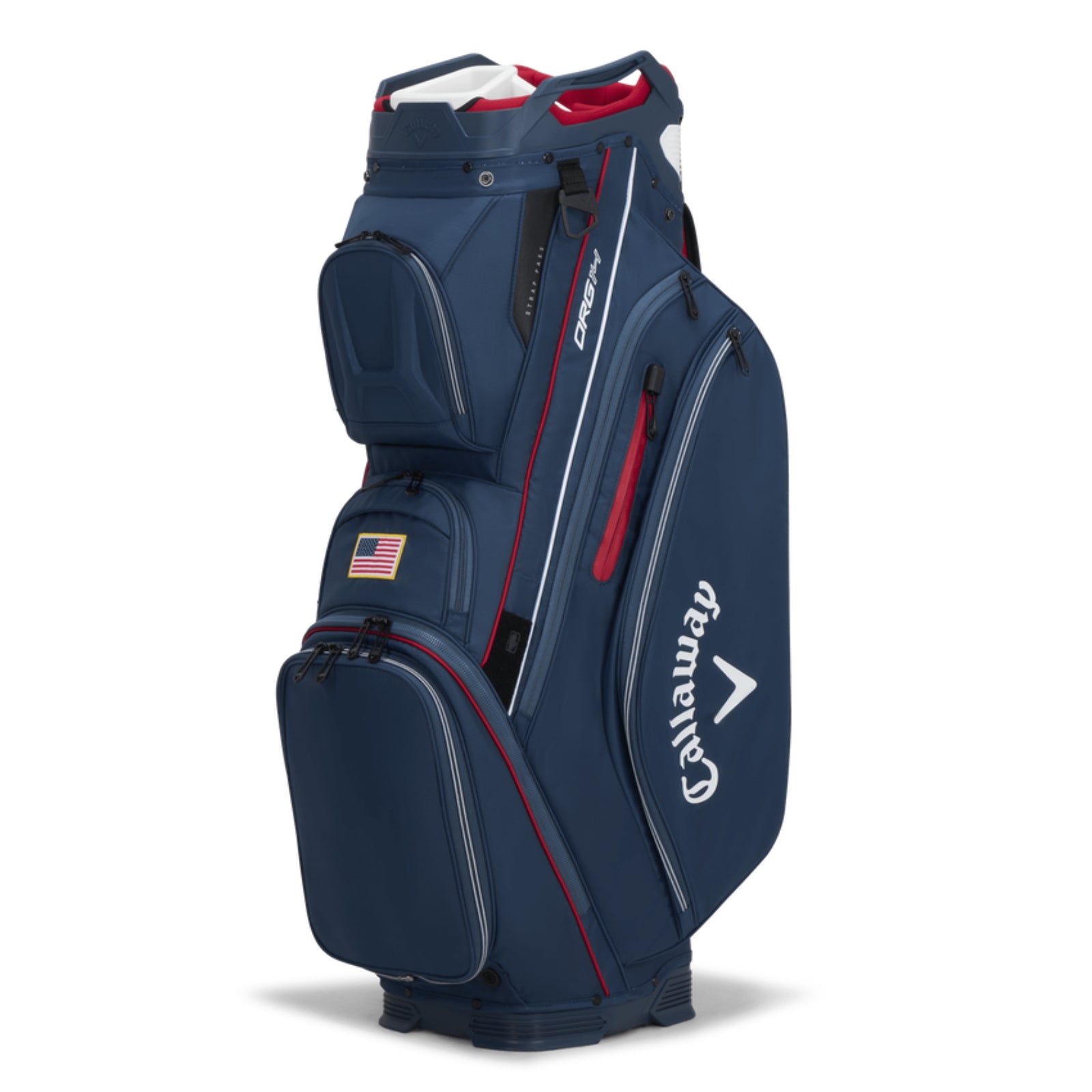 Callaway 2023 ORG 14 Golf Cart Bag-Navy Red USA