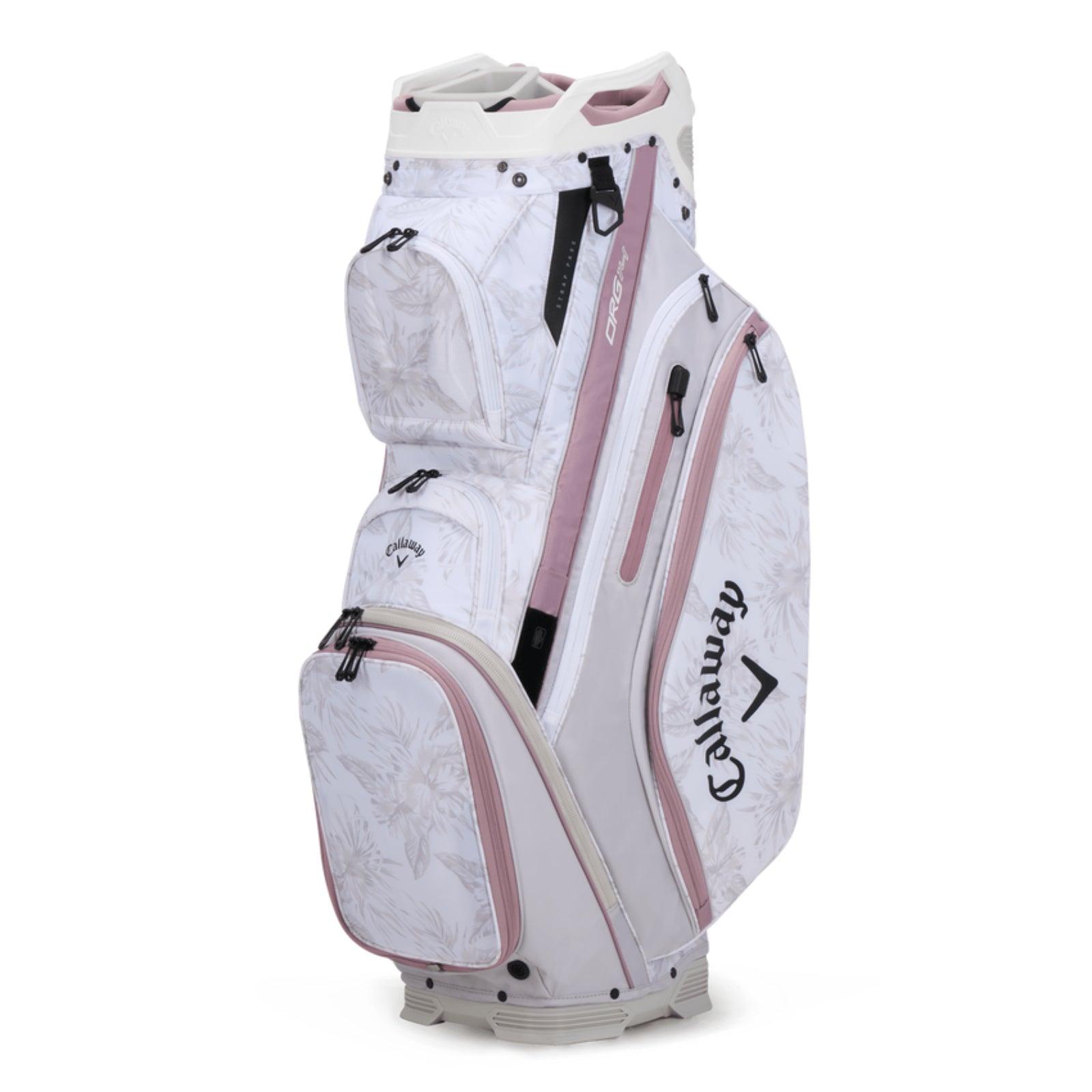 Callaway 2023 ORG 14 Golf Cart Bag-White Rose Silver