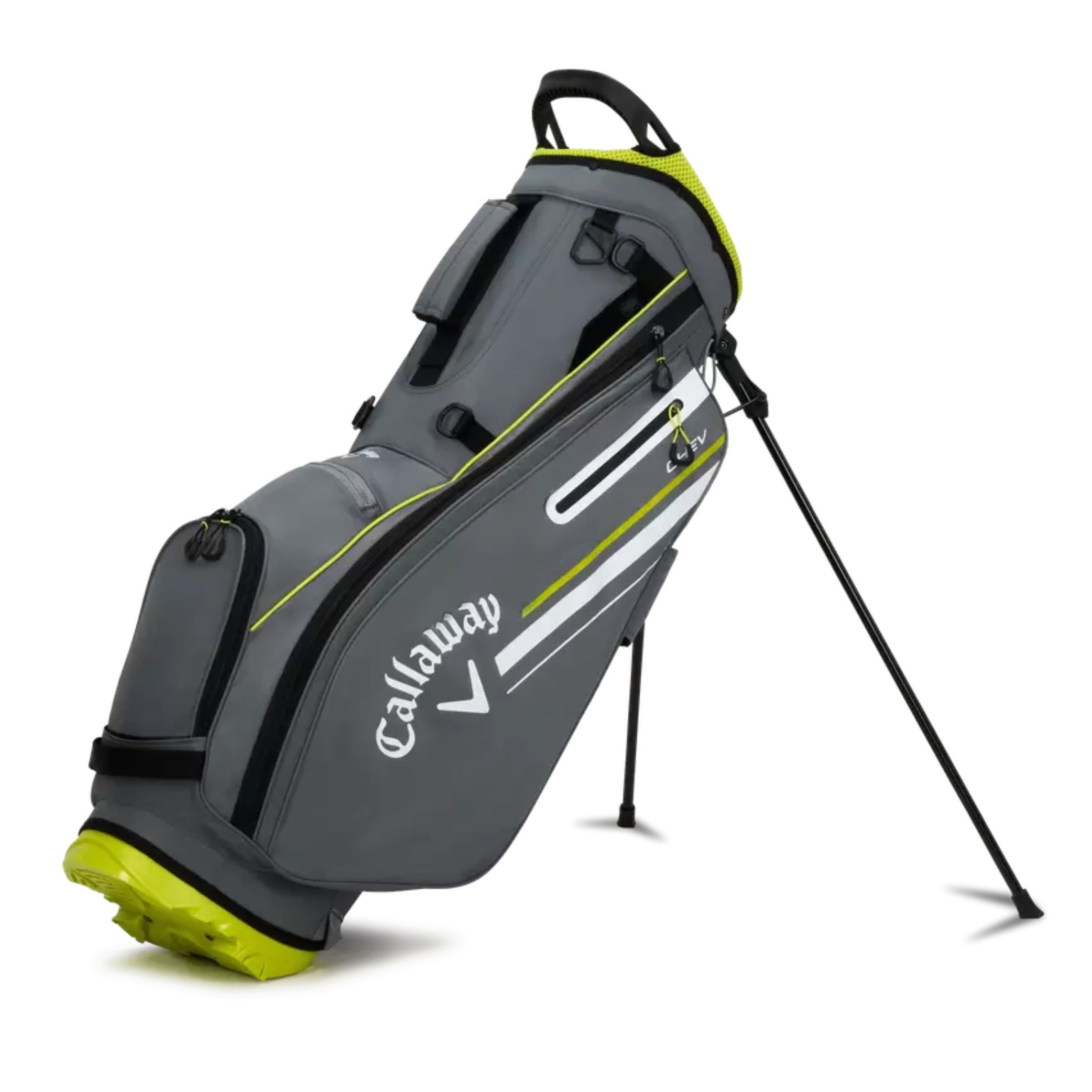 Callaway 2023 Chev Golf Stand Bag-Charcoal Flo Yellow