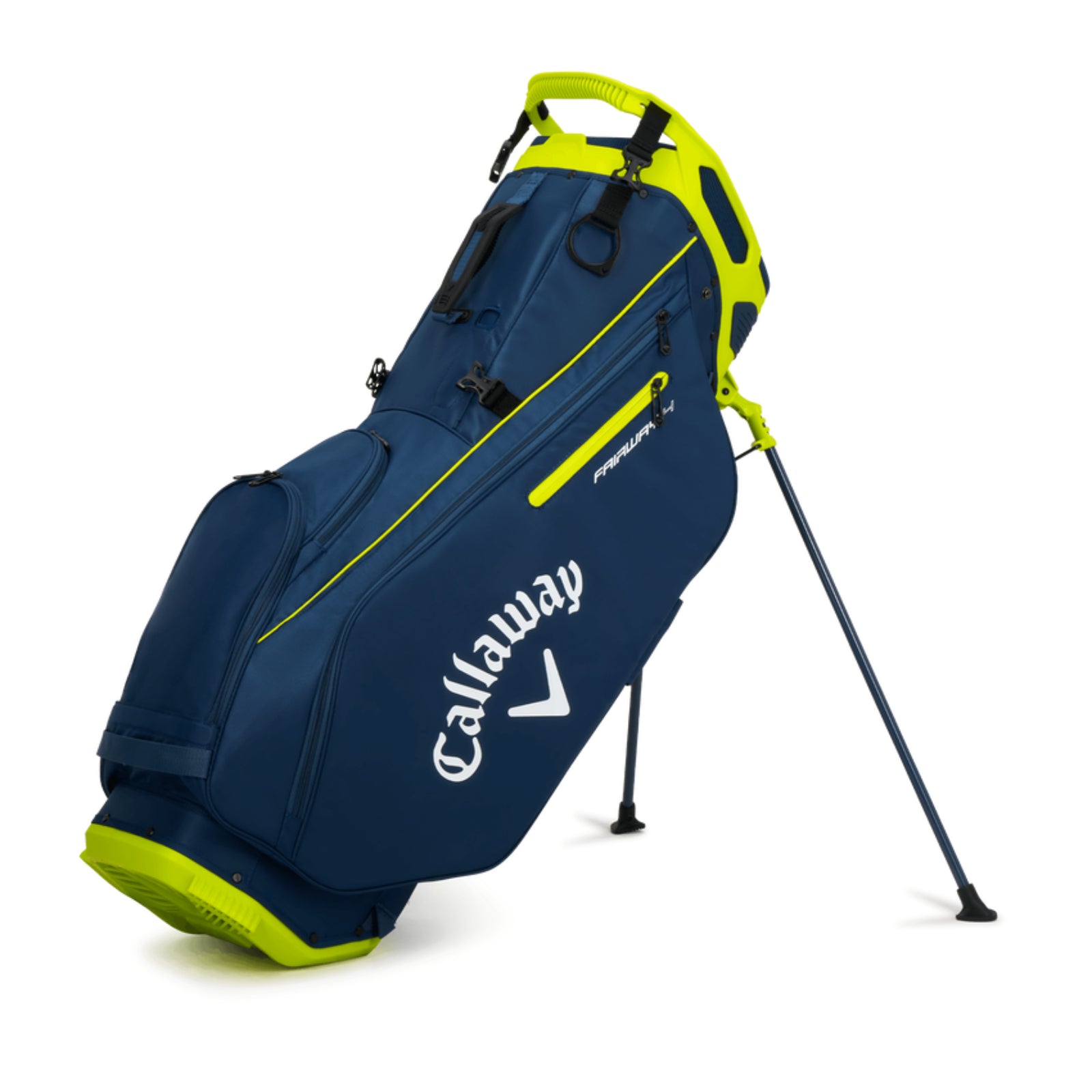 Callaway 2023 Fairway 14 Golf Stand Bag-Navy Flo Yellow