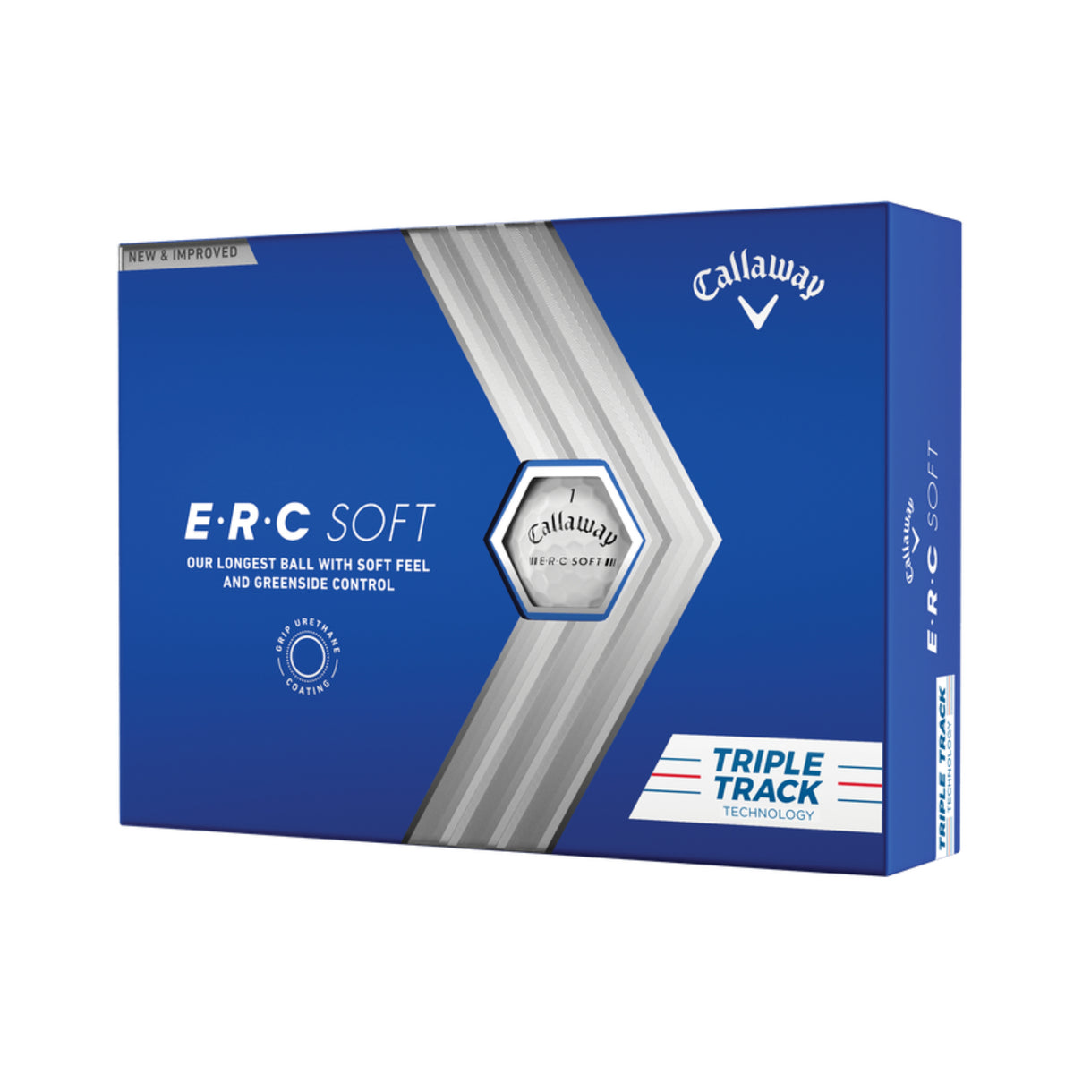 Callaway Golf 2023 ERC Soft Triple Track Golf Ball-White