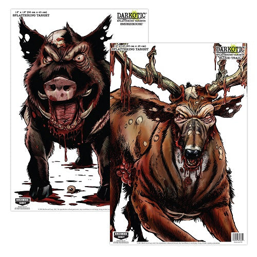 Birchwood Casey Darkotic Combo Smokehouse/BloodTrail Targets