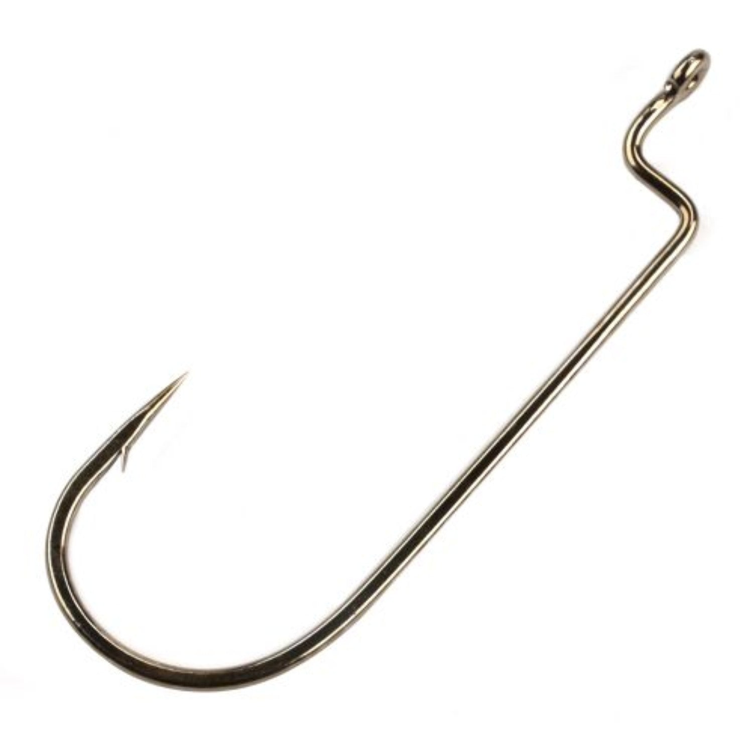 Gamakatsu Worm Offset Bronze Hook Size 4/0 25 Per Pack