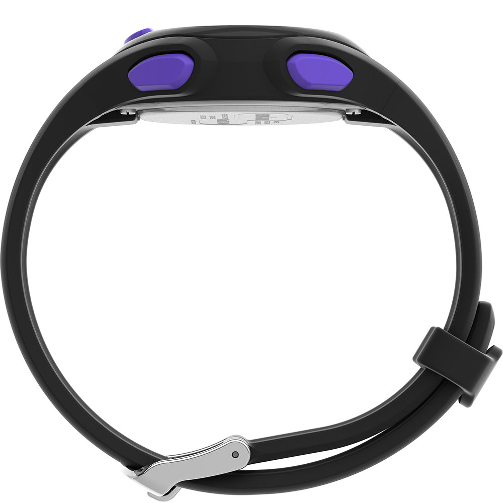 Timex Ironman Womens Essentials 30 - Black Case - Purple Button