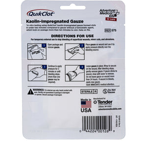 Adventure Medical QuickClot Gauze 3" x 4 OutdoorUp