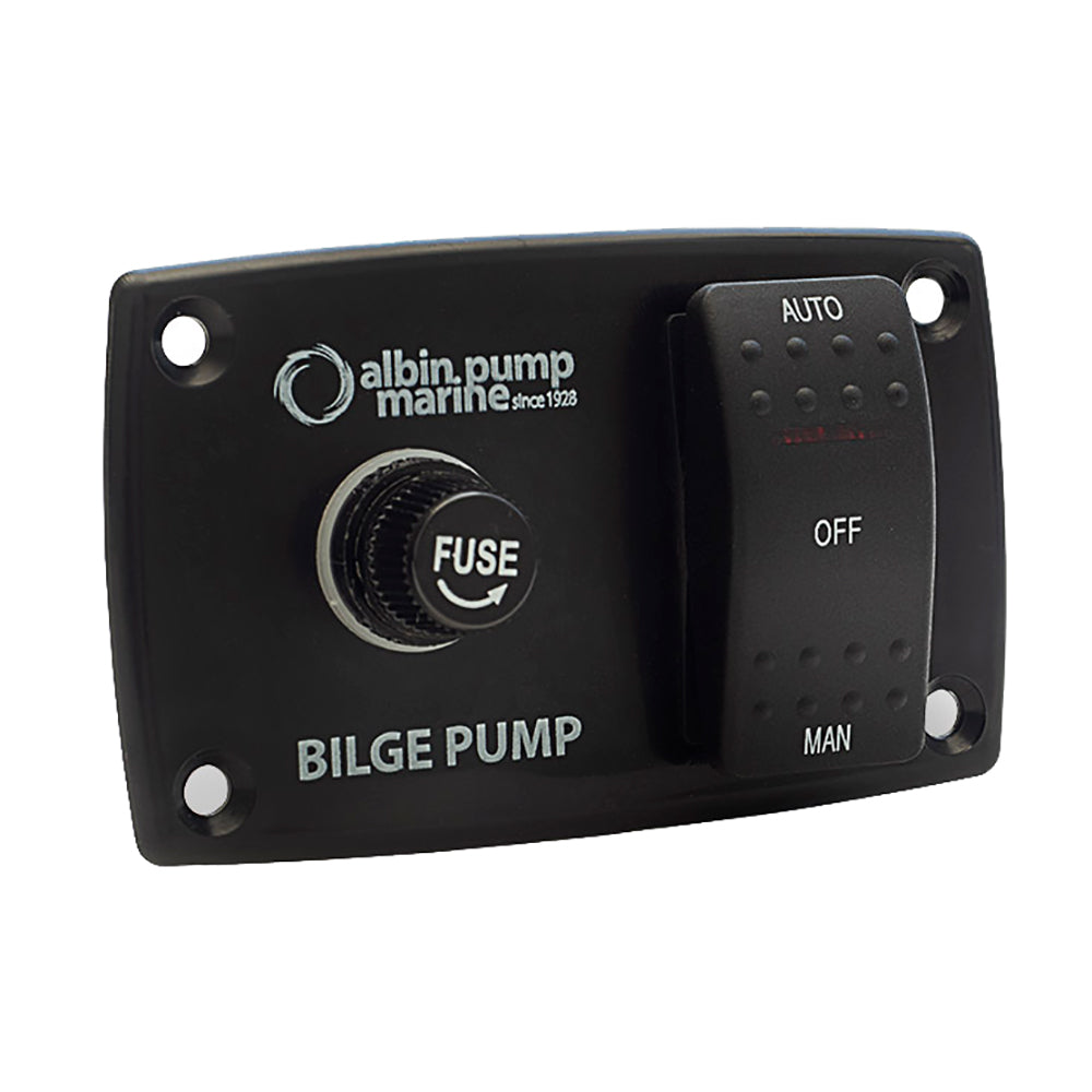 Albin Pump 3-Way Bilge Panel - 12/24V OutdoorUp