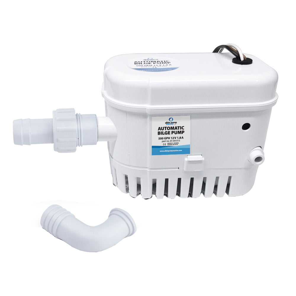 Albin Pump Automatic Bilge Pump 500 GPH - 12V OutdoorUp