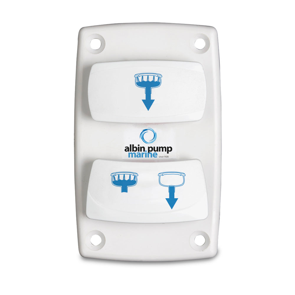 Albin Pump Marine Control Silent Electric Toilet Rocker Switch OutdoorUp