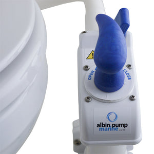 Albin Pump Marine Toilet Manual Compact Low OutdoorUp