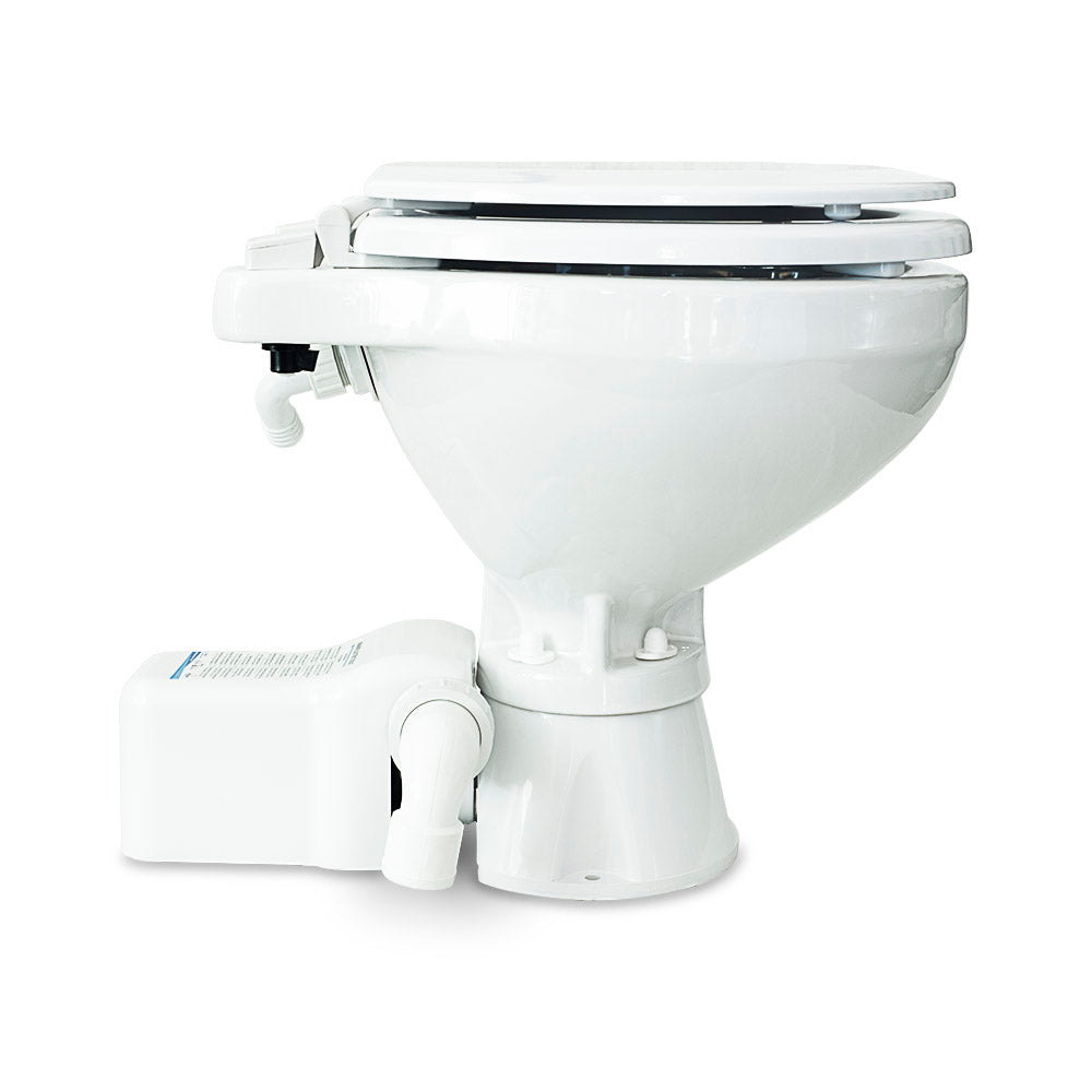 Albin Pump Marine Toilet Silent Electric Compact - 12V OutdoorUp