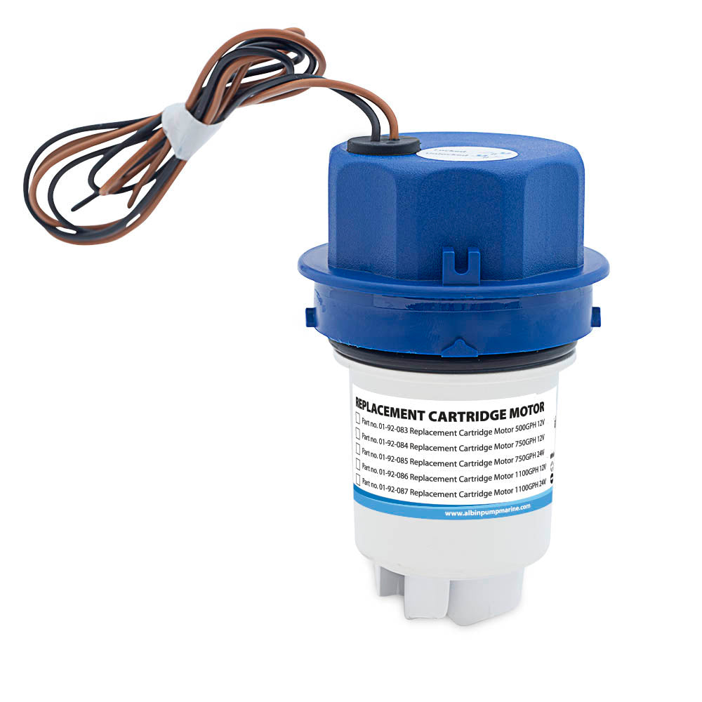 Albin Pump Replacement Cartridge for 1100 GPH - 12V OutdoorUp