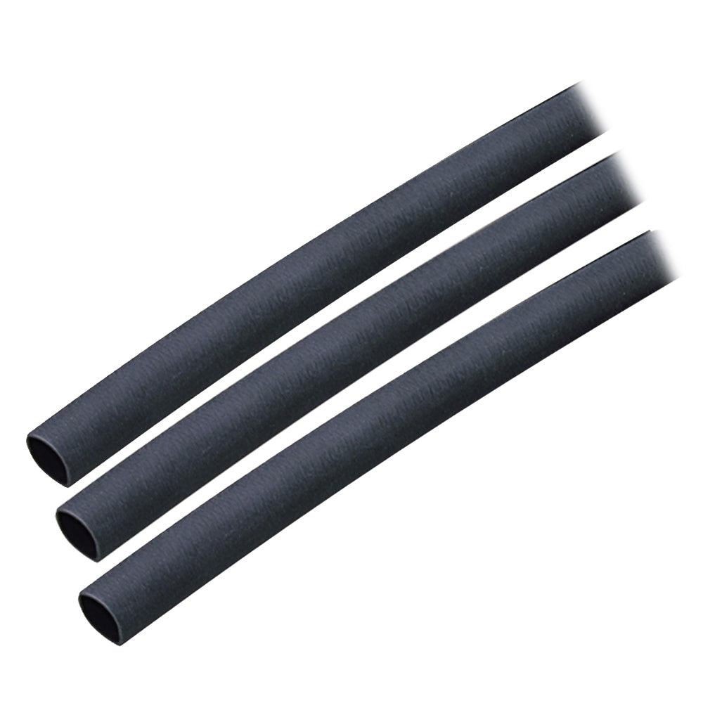 Ancor Adhesive Lined Heat Shrink Tubing (ALT) - 1/4" x 3" - 3-Pack - Black OutdoorUp