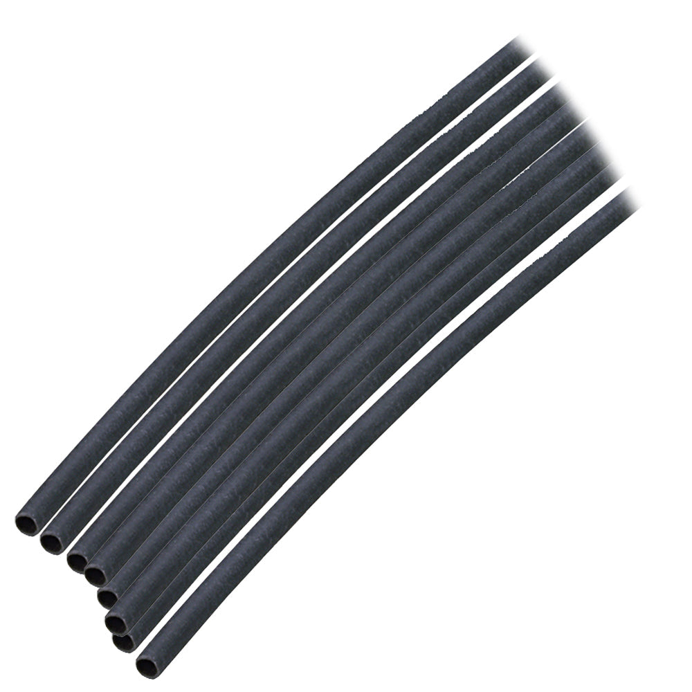 Ancor Adhesive Lined Heat Shrink Tubing (ALT) - 1/8" x 12" - 10-Pack - Black OutdoorUp