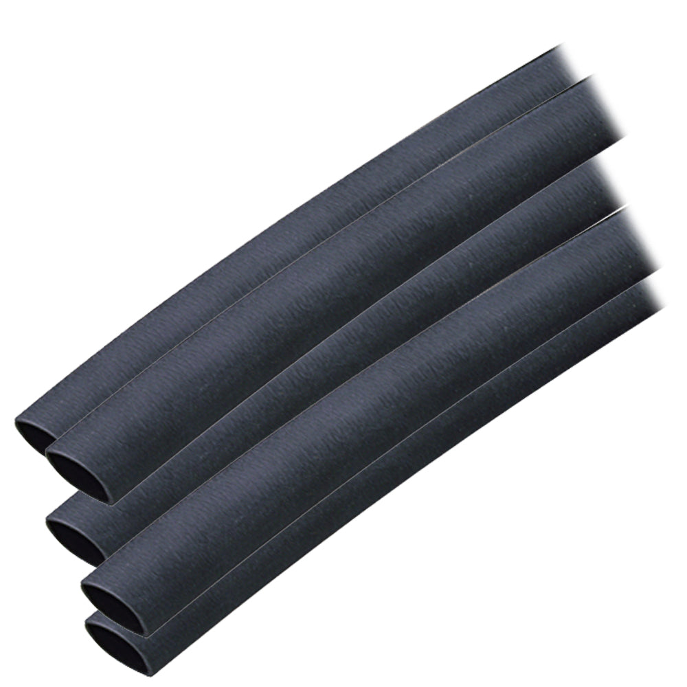 Ancor Adhesive Lined Heat Shrink Tubing (ALT) - 3/8" x 12" - 5-Pack - Black OutdoorUp