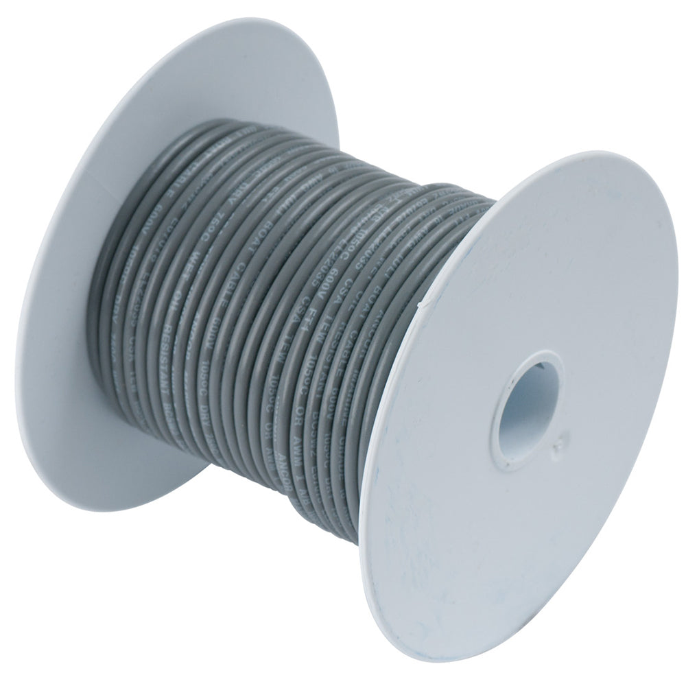 Ancor Grey 14 AWG Tinned Copper Wire - 100' OutdoorUp