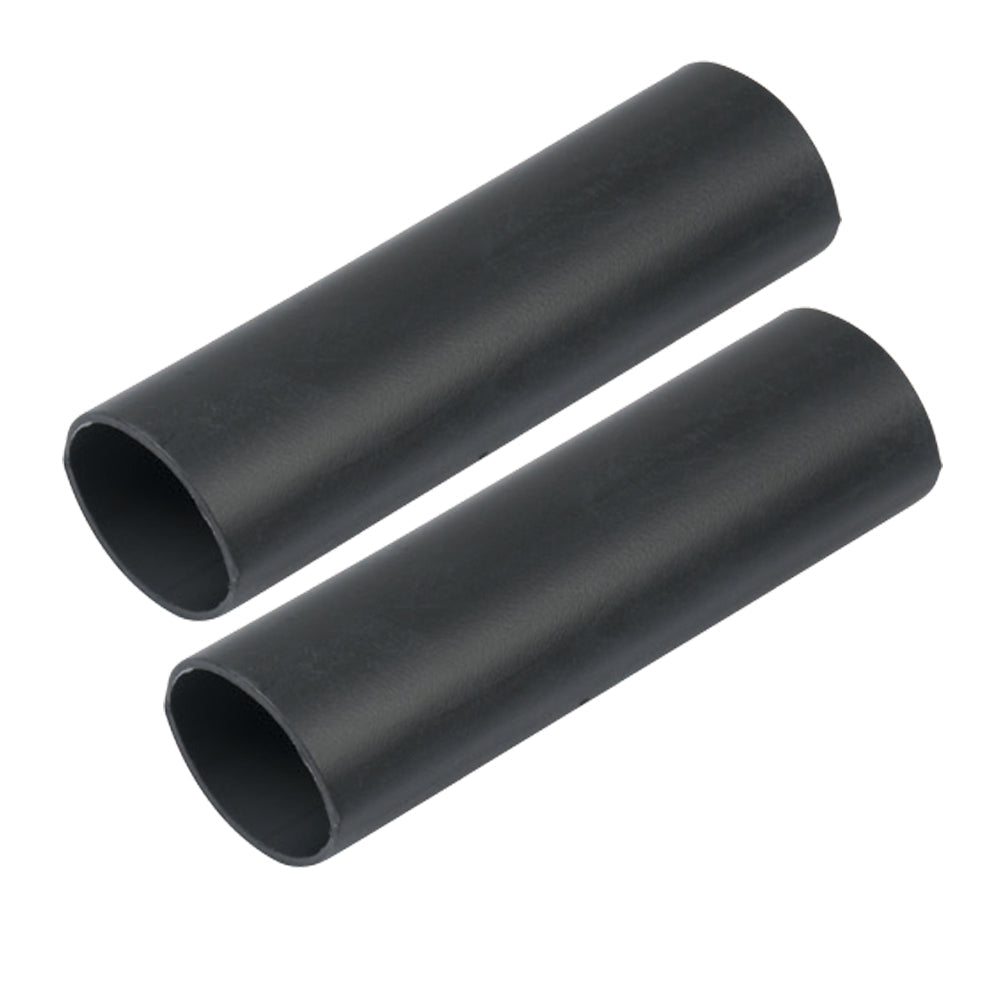 Ancor Heavy Wall Heat Shrink Tubing - 1" x 12" - 2-Pack - Black OutdoorUp