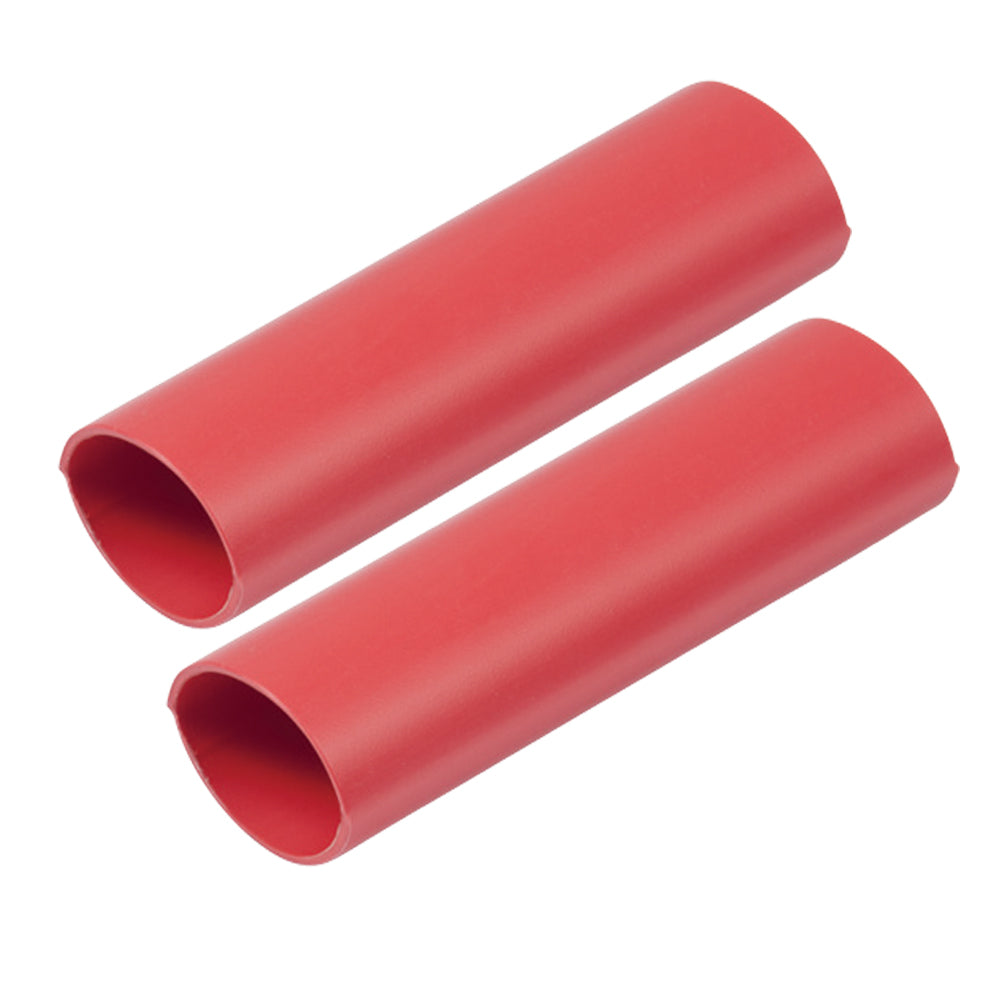 Ancor Heavy Wall Heat Shrink Tubing - 1" x 12" - 2-Pack - Red OutdoorUp