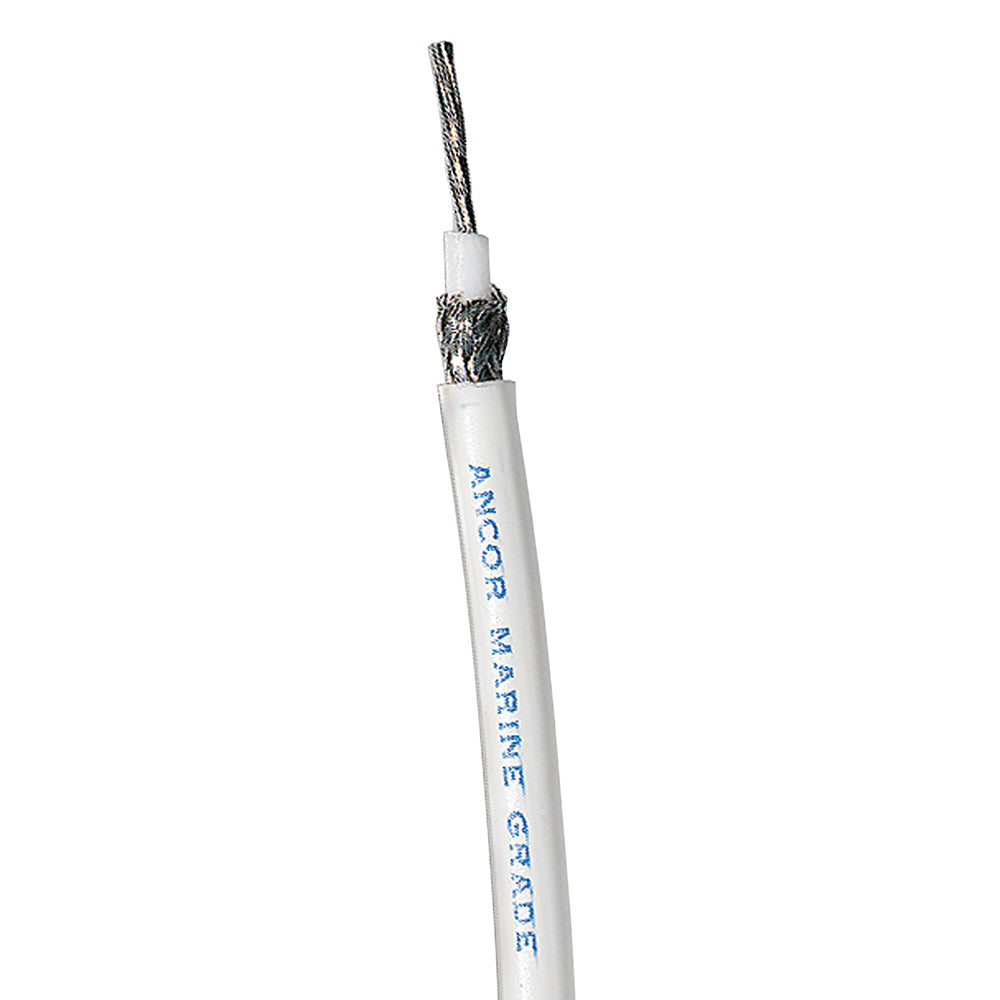 Ancor RG 8X White Tinned Coaxial Cable - 250 OutdoorUp