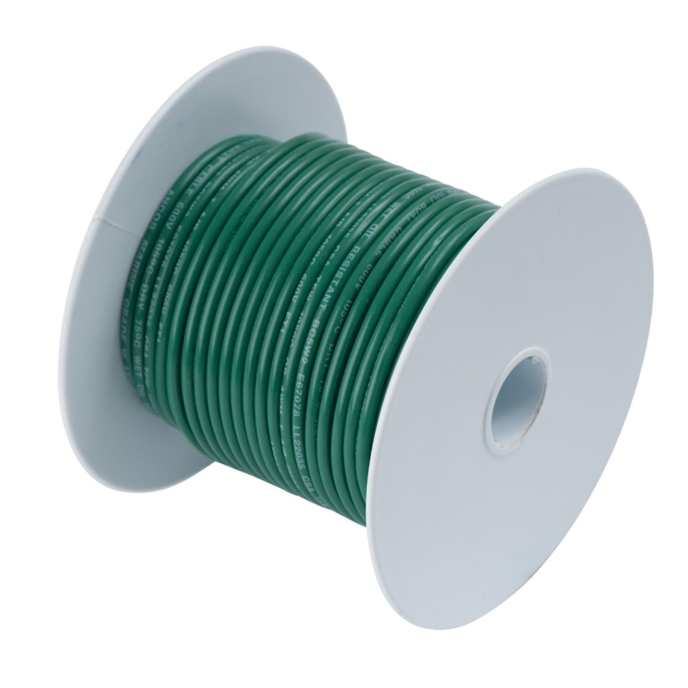Ancor Tinned Copper Wire - 6 AWG - Green - 25 OutdoorUp
