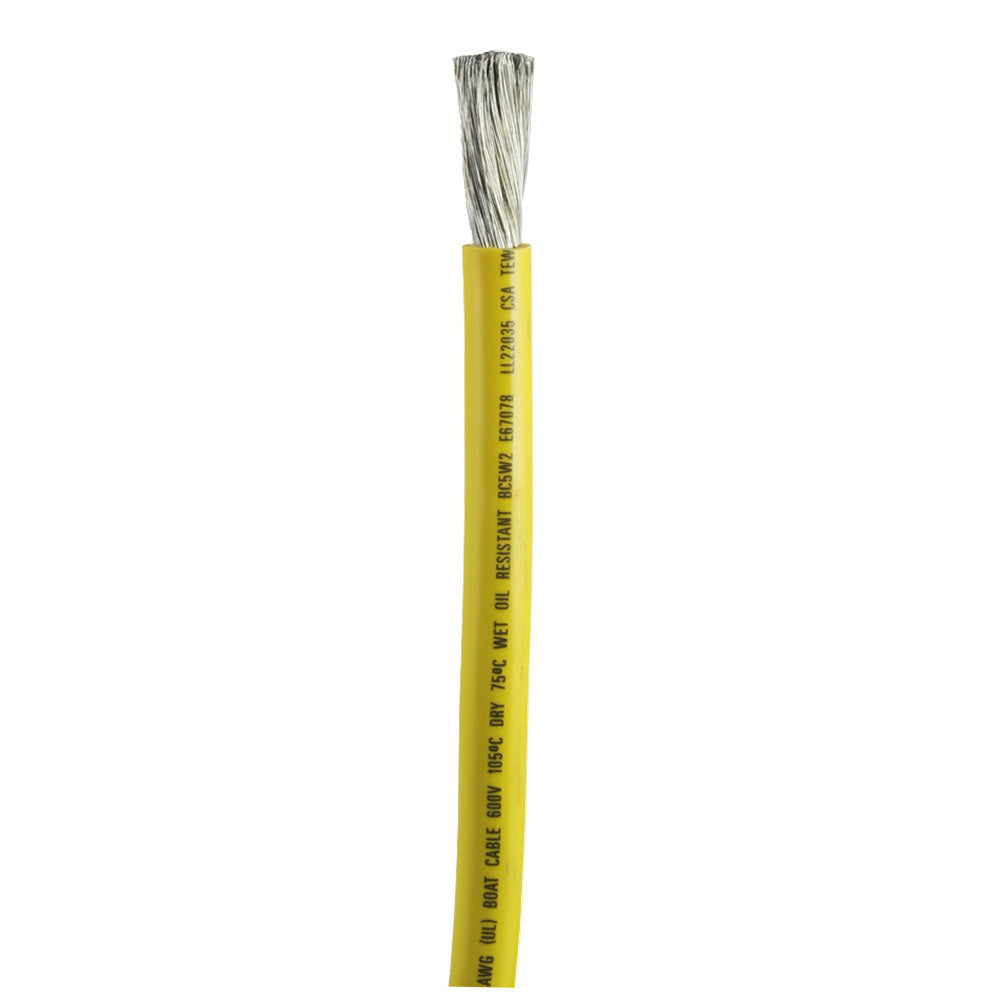 Ancor Yellow 1/0 AWG Battery Cable - Sold By The Foot OutdoorUp