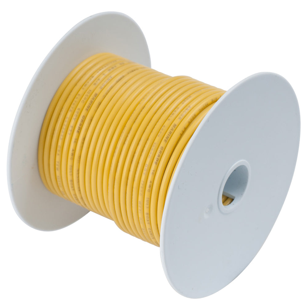 Ancor Yellow 18 AWG Tinned Copper Wire - 100' OutdoorUp