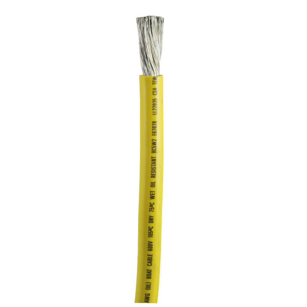 Ancor Yellow 2/0 AWG Battery Cable - Sold By The Foot OutdoorUp