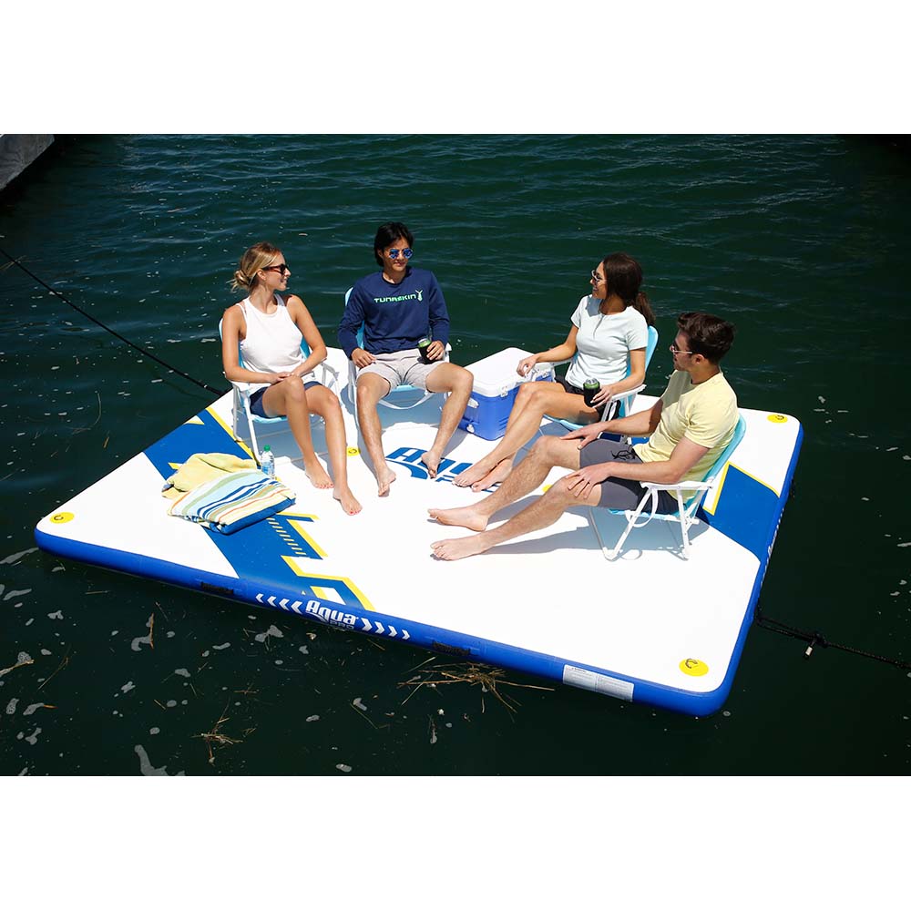 Aqua Leisure 10 x 8 Inflatable Deck - Drop Stitch OutdoorUp
